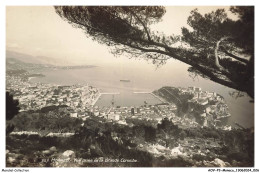 Delcampe - AOVP3-0154-MONACO - MONACO - Vue Prise De La Grande Corniche - Mehransichten, Panoramakarten