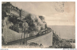 Delcampe - APMP17-1077-MONACO - MONTE-CARLO - La Voie Du Chemin De Fer De Monaco à Monte-carlo - Monte-Carlo