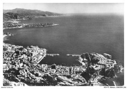 Delcampe - AOVP1-0010-MONACO - PRINCIPAUTE DE MONACO - Vue Panoramique - Au Fond L'italie - Mehransichten, Panoramakarten