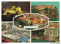 Delcampe - AOVP1-0048-MONACO - MONACO - Souvenir De La Principauté - Mehransichten, Panoramakarten