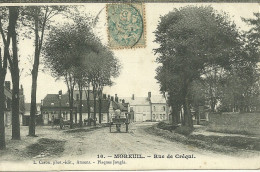 Delcampe - 80  MOREUIL - RUE DE CREQUI (ref A10052) - Moreuil