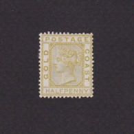 Delcampe - GOLD COAST 1879 Sc 4 CV $100 Wmk Crown CC Perf 14 Queen Victoria No Gum - Gold Coast (...-1957)