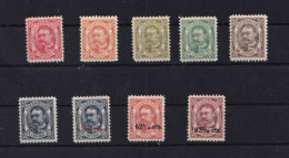 Delcampe - LUXEMBOURG 1906 .GUILLAUME 4 LOT TIMBRES . NEUFS*   . INTERESSANT. LIRE COMMENTAIRE - 1906 Wilhelm IV.