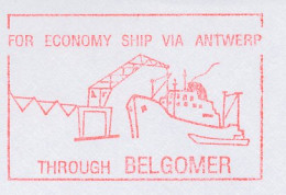Delcampe - Meter Cut Belgium 2000 Ship - Port Of Antwerp - Other & Unclassified