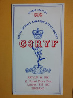 Delcampe - KOV 720-23 - RADIO AMATEUR, QSL CARD, ENGLAND, LONDON - Amateurfunk