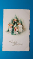 Delcampe - Ellen Clapsaddle,  Christmas Children 1920 , Vroolijk Kerstfeest - Clapsaddle