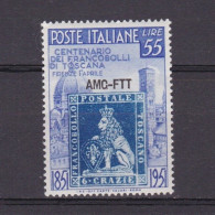 Delcampe - TRIESTE (Zone A) 1951, Sc# 110, CV $65, Anniv. Of Tuscany Stamps, MH - Mint/hinged