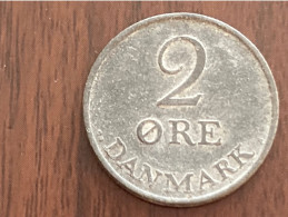Delcampe - Münze Münzen Umlaufmünze Dänemark 2 Öre 1958 - Danimarca