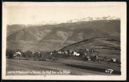 Delcampe - CPA St Bernard Du Touvet, Le Chef-Lieu Et Les Alpes - Saint-Chef