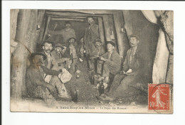 Delcampe - 63 - SAINT ELOY LES MINES - La Mine - Repas Des Mineurs - Saint Eloy Les Mines