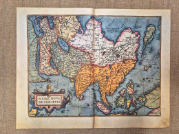 Delcampe - Asiae Nova Descriptio Mappa Asia Ortelius 1595 Theatrum Orbis Terrarum Ristampa - Mapas Geográficas
