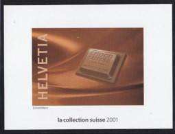 Delcampe - SCHWEIZ  Vignette 2001: Schweizer Schokolade, Aus: Jahrbuch 2001 Der Schweizer Post - Vignetten (Erinnophilie)