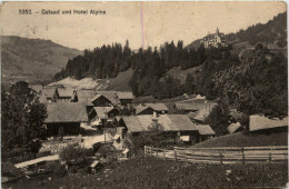 Delcampe - Gstaad Und Hotel Alpina - Gstaad