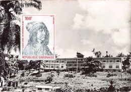 Delcampe - GABON Lambaréné L'hotel De L'OGOOUE  (scan R/V) N° 48 \ PNN2002 - Gabun