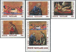 Delcampe - 109115 MNH VATICANO 1990 DETALLES DE OBRAS DE SEBASTIANO MAINARDI - Unused Stamps