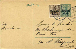 Delcampe - Postkarte - Brugstempel Lüttich - OC1/25 General Government