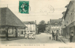 Delcampe - 60* SONGEONS Place Du Marche  Aux Grains     RL25,1448 - Songeons