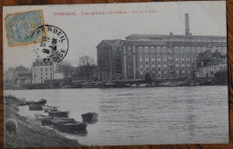 Delcampe - 91 : Corbeil - Les Grands Moulins - Vue Sur La Seine - (n°32102) - Corbeil Essonnes