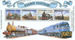 Delcampe - BOTSWANA 1993 - Centenaire Du Chemin De Fer - Bloc - Botswana (1966-...)