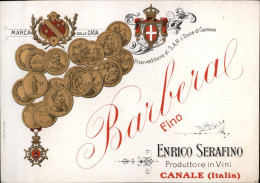 Delcampe - 001308  "BARBERA FINO - ENRICO SERAFINO - CANALE (CN) - ITALIA" ETICH. ORIG. - Other & Unclassified