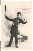 Delcampe - ASEP1-0074-FANTAISIE - NOS BON AGENT - L'Agent Et Son Baton - Männer