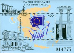 Delcampe - GRECE 1993 - Présidence Héllènique De L'Union Européenne - BF - Blocks & Kleinbögen