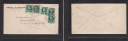 Delcampe - CUBA. Cuba - Cover - 1925 Santiago To Hamburgo Germany Mult Fkd Env, Large Tied Cachets. Easy Deal. - Other & Unclassified