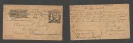 Delcampe - CUBA. 1909 (18 May) Habana - USA, Florida, NY (22 May) 1c Black Stat Card, Fwded Colorado, Denver. - Other & Unclassified