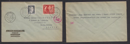 Delcampe - POLAND. 1943 (18 Nov) Zachan, Est Pomern (Suchan) - France, Annecy. Comm Germany Multifkd Envelope French Citizen. Censo - Autres & Non Classés