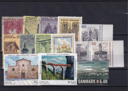 Delcampe - SA10 Mix Selection Used And Mint Stamp, Architecture - Altri & Non Classificati