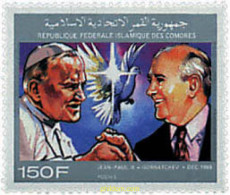 Delcampe - 607656 MNH COMORES 1990 PERSONAJES Y GRANDES ACONTECIMIENTOS - Andere & Zonder Classificatie