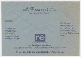 Delcampe - Postal Cheque Cover Germany ( 1973 ) Blueprints - Offset Printing - Photocopies - Other & Unclassified