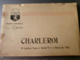 Delcampe - 9-5-21             CHARLEROI       Hôtel De Ville      ( 10 Cartes Vues ) - Charleroi