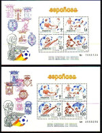 Delcampe - 1980 Spain Copa Mundial De Futbol - Mi. Block 25+26 MNH** - Blocks & Kleinbögen