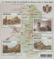 Delcampe - MONACO 2010 - Anciens Fiefs Des Grimaldi - 1 BF - Ungebraucht