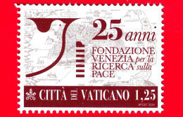 Delcampe - Nuovo - MNH - VATICANO - 2024 - 25 Anni Della Fondazione Venezia Per La Ricerca Sulla Pace – 1.25 - Ungebraucht