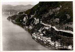 Delcampe - Fliegeraufnahme Gandria (4842) * 10. 9. 1951 - Gandria 