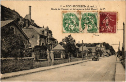 Delcampe - CPA Rochecorbon Route De Vouvray Et La Lanterne FRANCE (1379919) - Rochecorbon