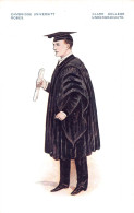 Delcampe - A933 Cambridge University Robes Types For Clare College Undergraduate Postcard - Schools