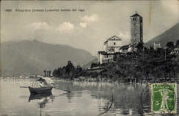 Delcampe - CPA Locarno Kanton Tessin Schweiz, Rivapiana, See - Andere & Zonder Classificatie