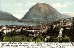 Delcampe - CPA Lugano Kanton Tessin Schweiz, Gesamtansicht - Andere & Zonder Classificatie