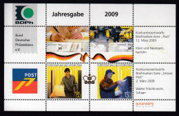 Delcampe - Germany 2009 / BDPh / Post / Klein Und Norman Deutschland Und Walter Frischknet Liechtenstein / Vignette Cinderella - Vignetten (Erinnophilie)