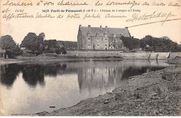 Delcampe - Forêt De PAIMPONT - Château De Comper Et L'Etang - Très Bon état - Paimpont