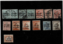 Delcampe - COL.ITAL. TRENTO E TRIESTE ,14 Pezzi Usati ,con Ripetizioni + 1 Segnatasse ,qualita Ottima - Eritrea