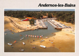 Delcampe - 33 ANDERNOS LES BAINS Le Port Et La Plage De Betey 50(scan Recto Verso)KEVREN0724 - Andernos-les-Bains