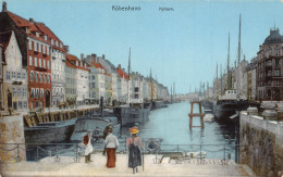 Delcampe - L486 Denmark Copenhagen Nyhavn Vintage Postcard - Dänemark