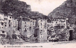 Delcampe - 38 - Isere -  PONT  En ROYANS - Les Maisons Suspendues - Pont-en-Royans