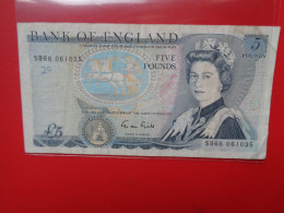 Delcampe - GRANDE-BRETAGNE 5 POUNDS 1988-1991 Signature :G.M. GILL Circuler (B.18) - 5 Pounds