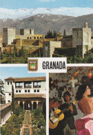 Delcampe - AE634 Granada - Alhambra - Generalife - Cuevas De Sacromonte - Zambra Gitana / Viaggiata 1990 - Granada