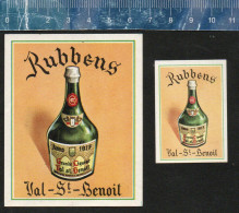 Delcampe - RUBBENS GRANDE LIQUEUR  VAL-ST-BENOIT  -  MATCHBOX LABELS BELGIUM - Zündholzschachteletiketten